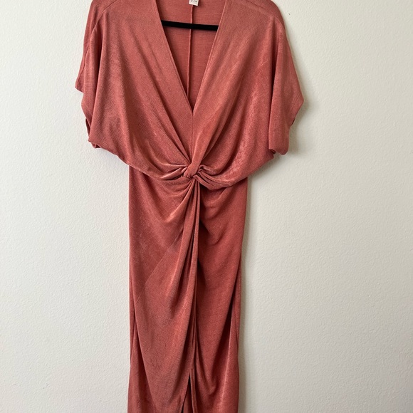 Dresses & Skirts - Mauve Midi Knotted Dress